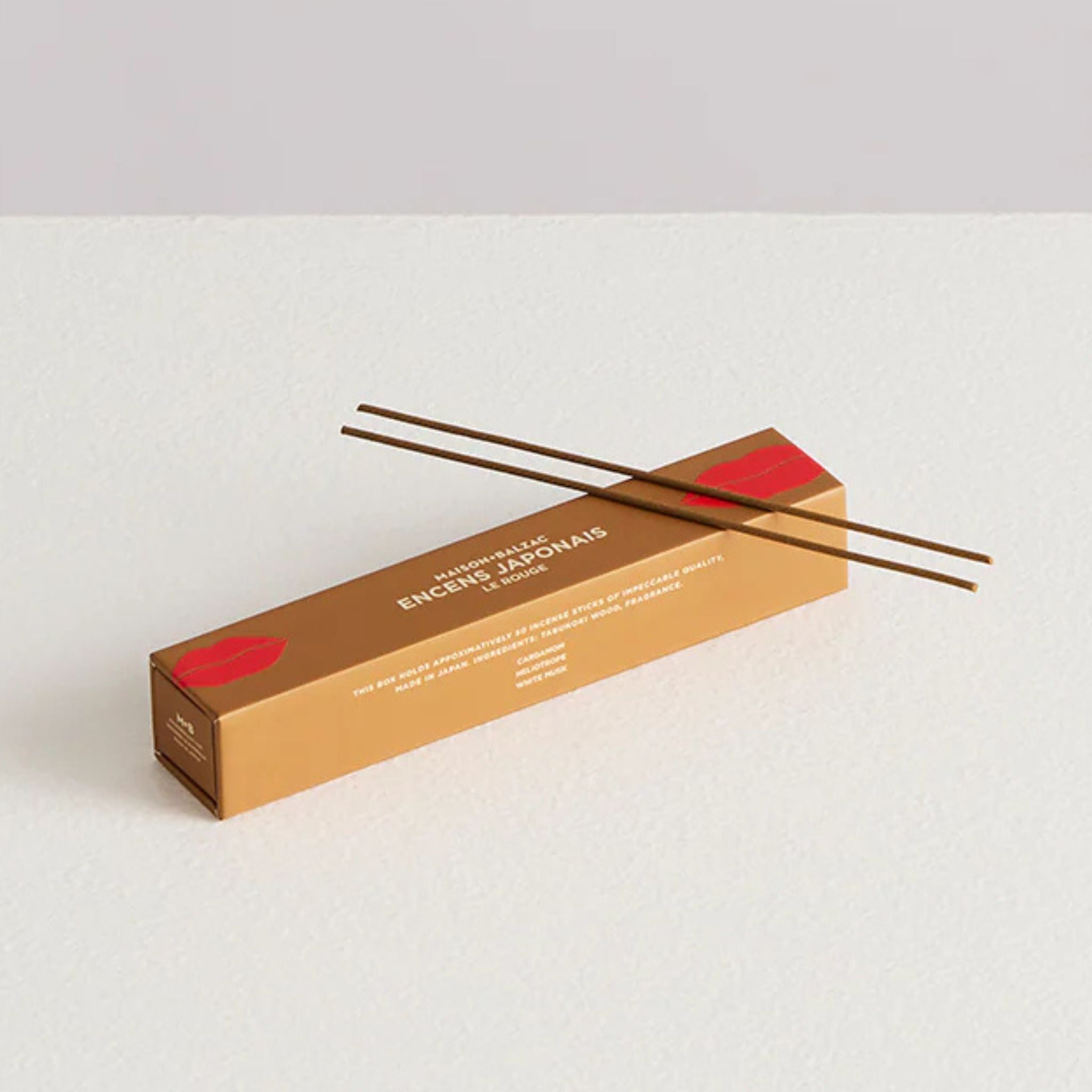 Premium MAISON BALZAC Japanese Incense Sticks - Le Rouge Scent (Set of 50) for Meditation, Yoga & Home Fragrance | Aromatic Relaxation & Stress Relief