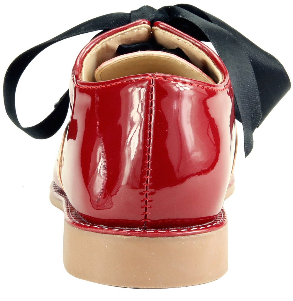 The Doll Maker Lace Oxford Shoes - Elegant Women's Flat Shoes for Casual & Office Wear - Perfect for Weddings, Parties & Everyday Outfits