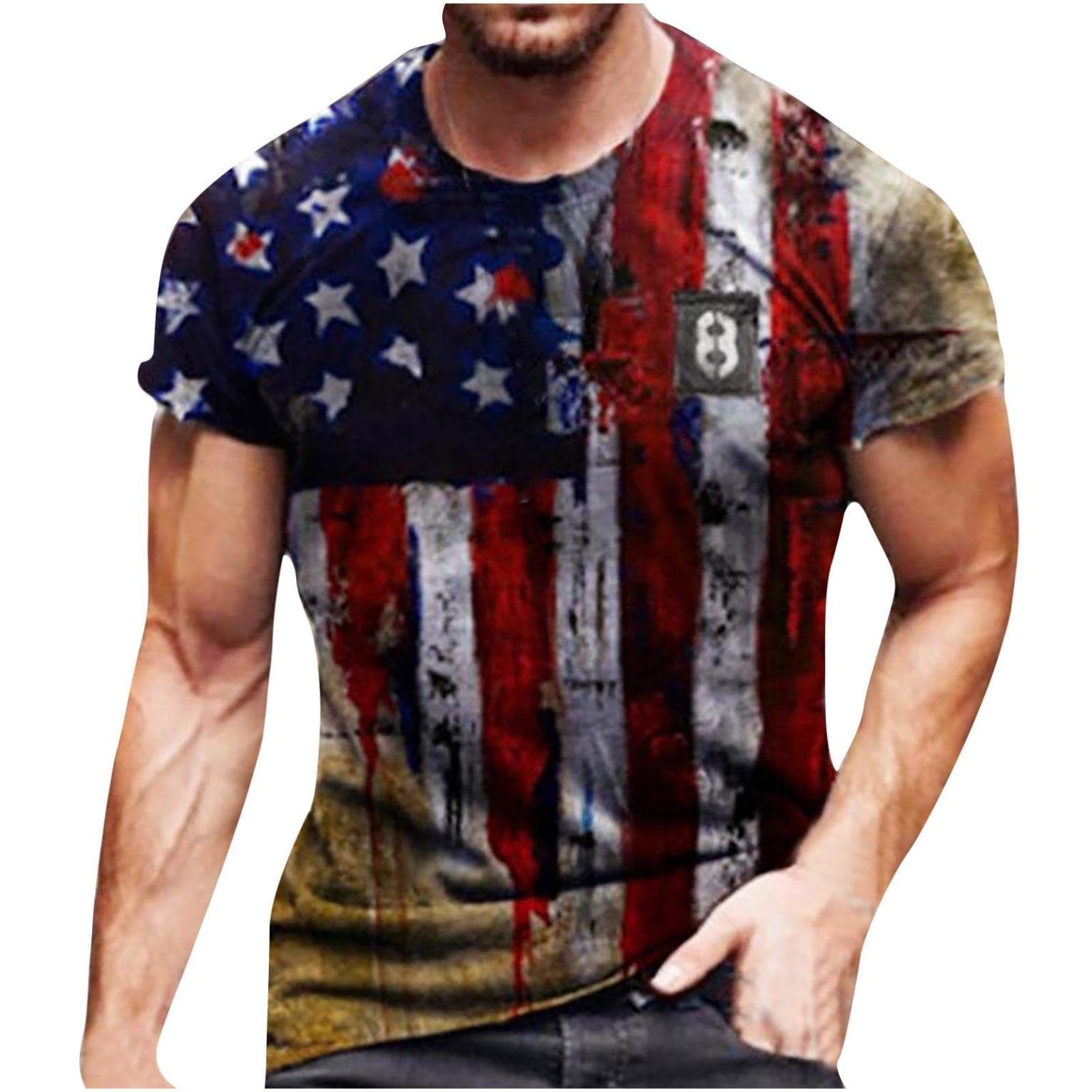 Men's Summer T-Shirts - Fashion Crew Neck Casual Short Sleeve Cool Streetwear Graphic Tees | Perfect for Outdoor Activities, Travel & Daily Wear