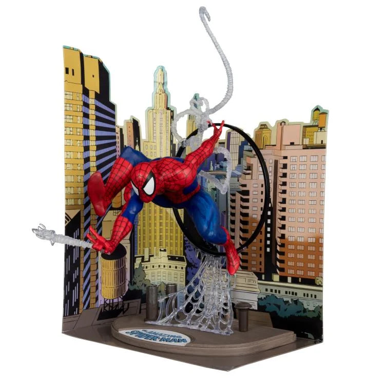 Marvel Comics The Amazing Spider-Man #301 1/6 Scale Action Figure - Collectible Superhero Toy for Display & Comic Book Fans