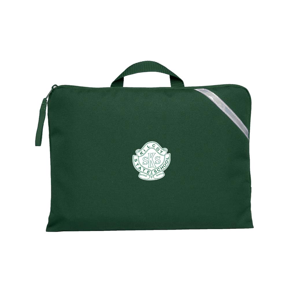 Kilcoy State School Quantum Book Bag - Durable Bottle Green Backpack for Students | Perfect for School, College & Travel