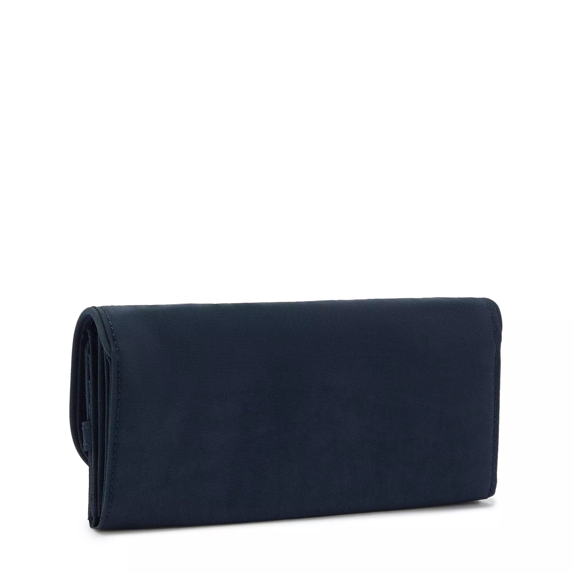 Kipling Money Land Snap Wallet - Compact RFID Blocking Wallet for Women & Men, Blue Bleu 2 - Perfect for Travel, Shopping & Everyday Use