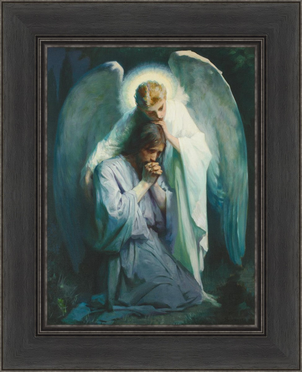 Agony in the Garden - Religious Art Print - Biblical Wall Decor for Home, Church & Office - Jesus Christ Prayer Scene - Christian Gift Idea