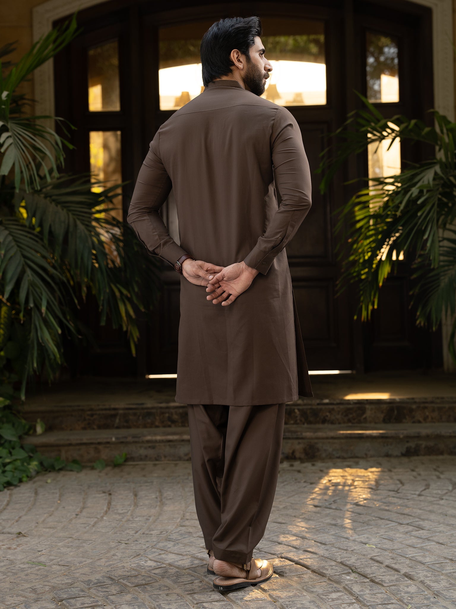 Blended Burberry Beech Kurta Trouser by J. Junaid Jamshed - Stylish Cotton Linen Pants for Men, Perfect for Casual Wear, Office & Special Occasions