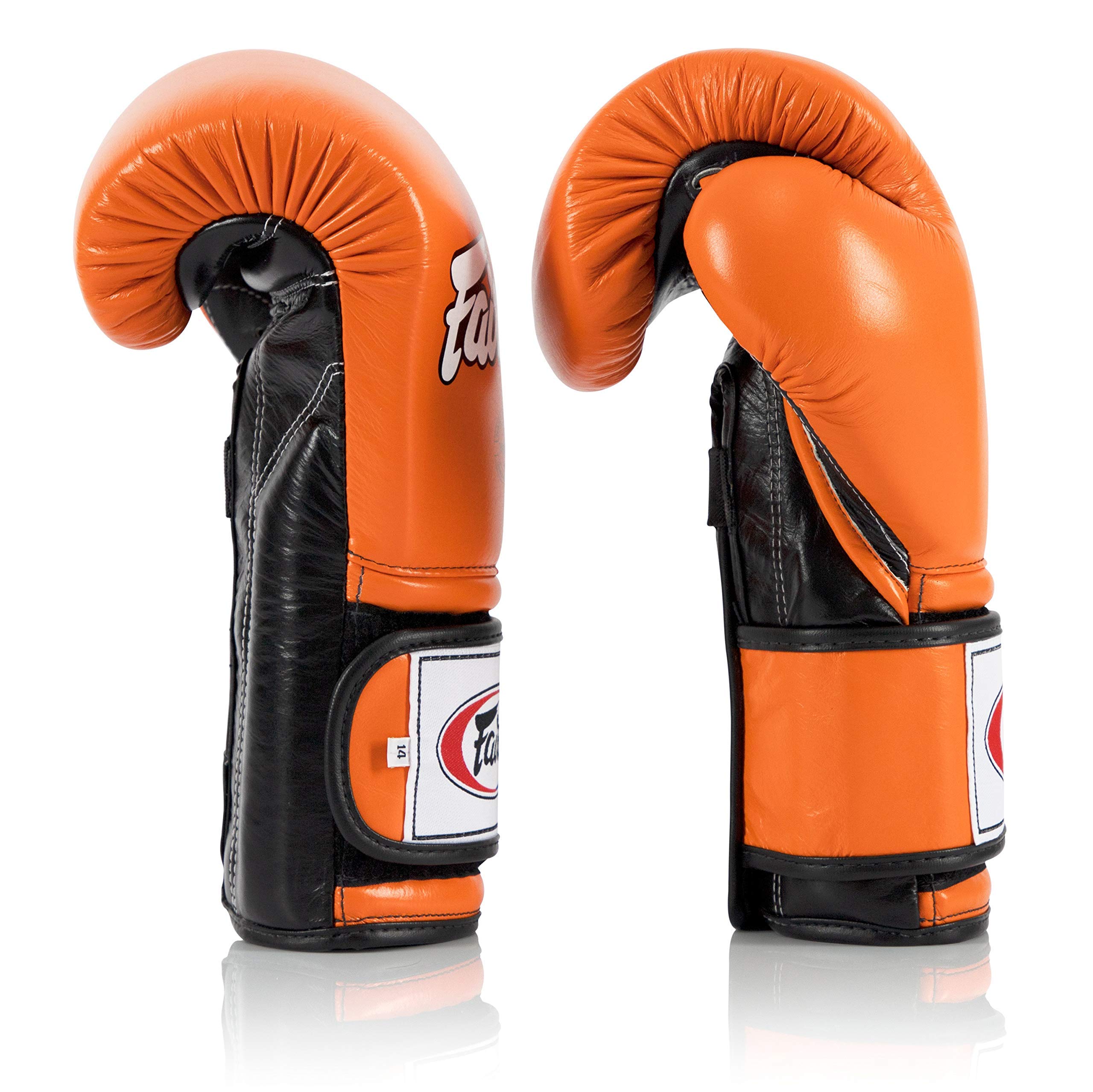 Fairtex BGV9 Muay Thai Boxing Gloves for Professional Fighters & Trainers - Mexican Style MMA Gloves for Heavy Hitters - Lightweight Shock-Absorbing Martial Arts Training Gear - Perfect for Sparring, Bag Work & Competition