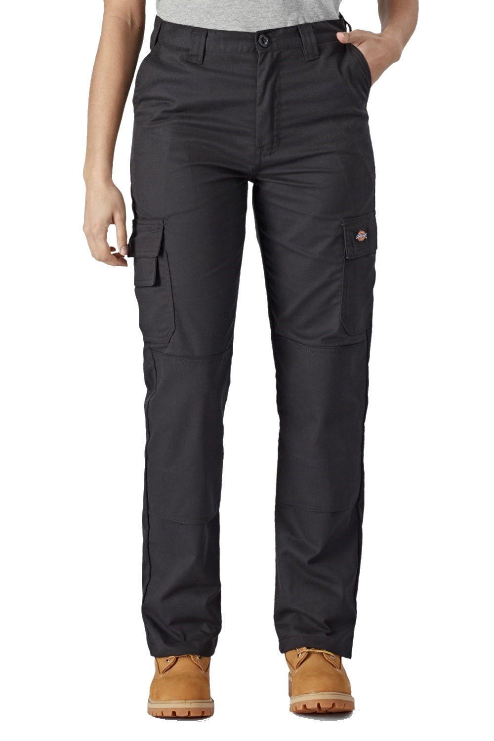 Dickies Women's Everyday Flex Trousers - Comfortable Work Pants with Stretch for Office, Nursing & Professional Wear