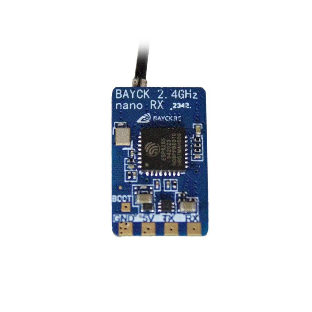 BayckRC ELRS 2.4GHz TCXO Receiver with Plug T Antenna - High Performance Drone FPV Receiver for RC Racing and Long Range Flying