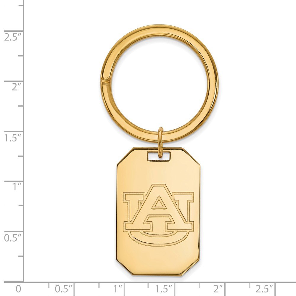 Premium Auburn Key Chain - Gold Plated Keyring for Keys, Gift & Everyday Carry | Durable & Stylish Accessory for Home, Office & Travel