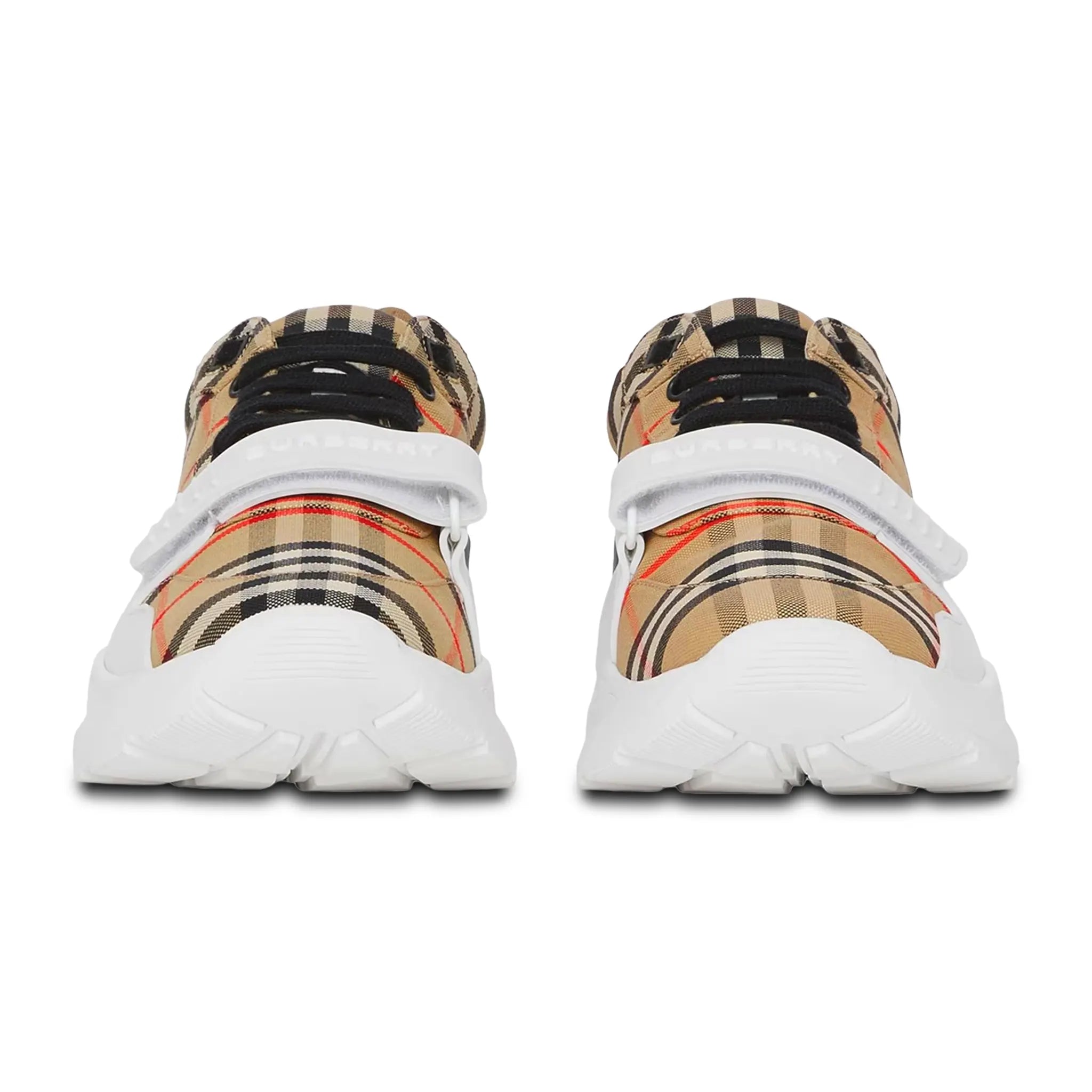 Burberry Vintage Check Cotton Sneakers - Classic Plaid Casual Shoes for Men & Women | Perfect for Everyday Wear, Travel & Street Style Fashion