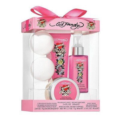Ed Hardy Women's Perfume Gift Set - 4 Piece Fragrance Bath Collection for Women | Luxury Body Wash, Lotion & More | Perfect Birthday, Anniversary & Valentine's Day Gift