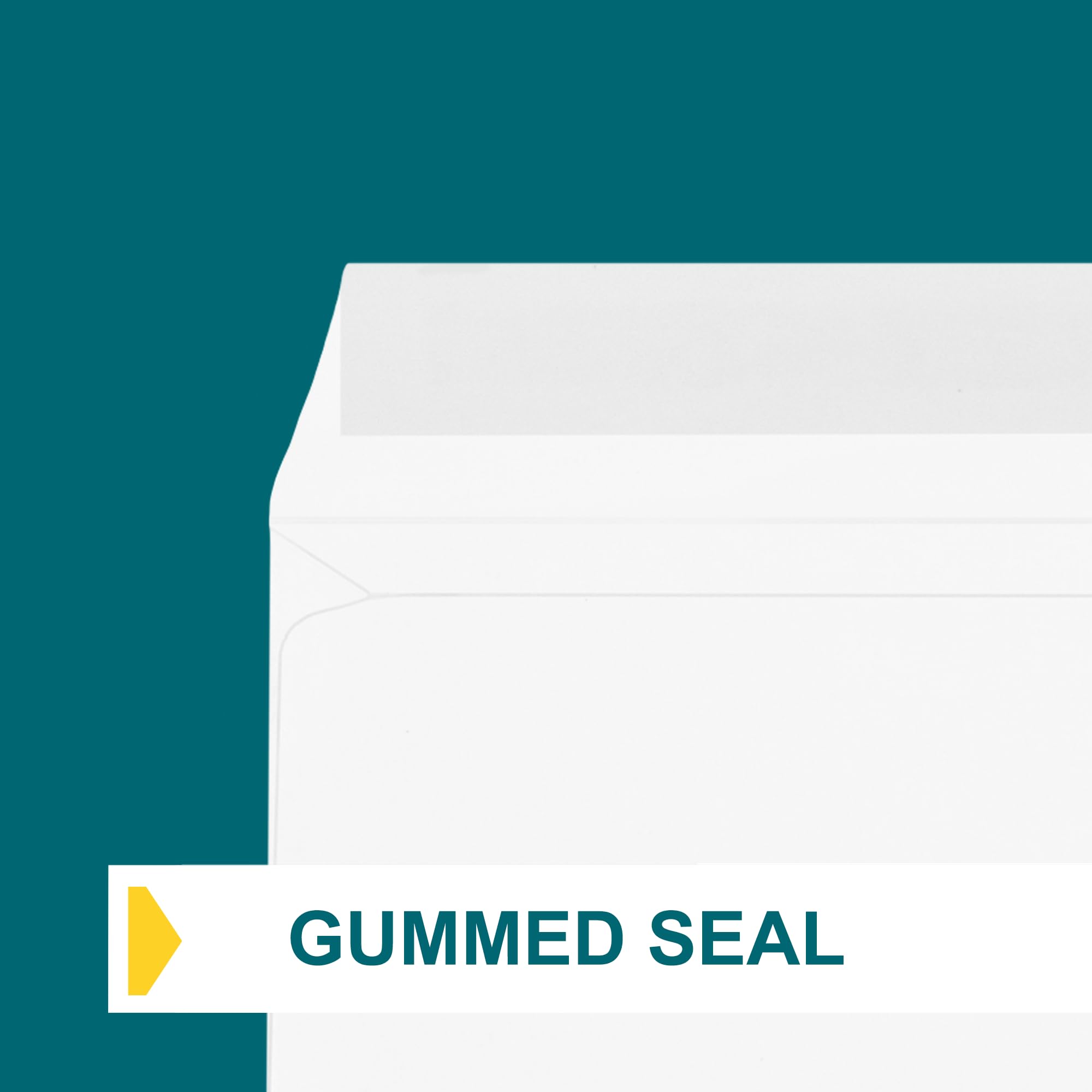 6x9 Booklet Envelopes 250 Pack - Heavy Duty 28lb White Mailing Envelopes with Gummed Seal, Open Side Design - Perfect for Business Correspondence, Catalogs, Newsletters and Direct Mail Marketing