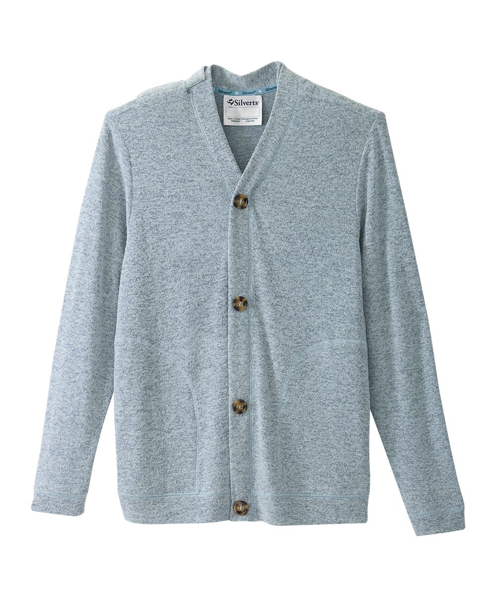 Men's Open Back Knit Cardigan - Lightweight Summer Sweater for Casual Wear & Beach Cover Up