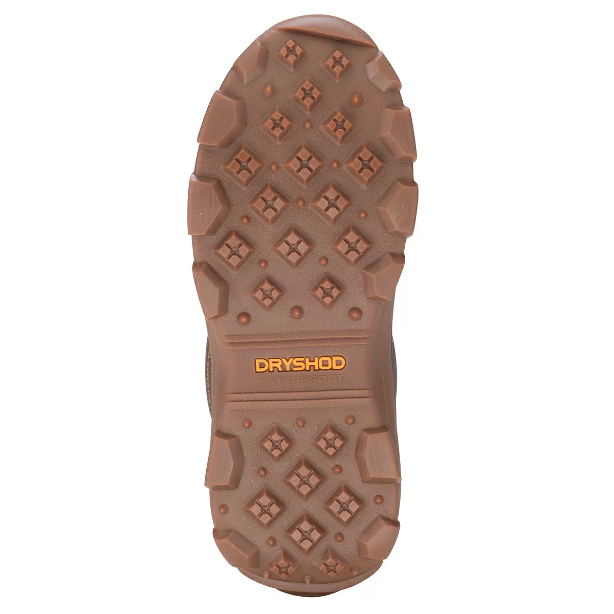 DRYSHOD® Haymaker Men's Mid Farm Boots - Waterproof Work Boots for Men, Brown - Ideal for Farming, Construction & Outdoor Work