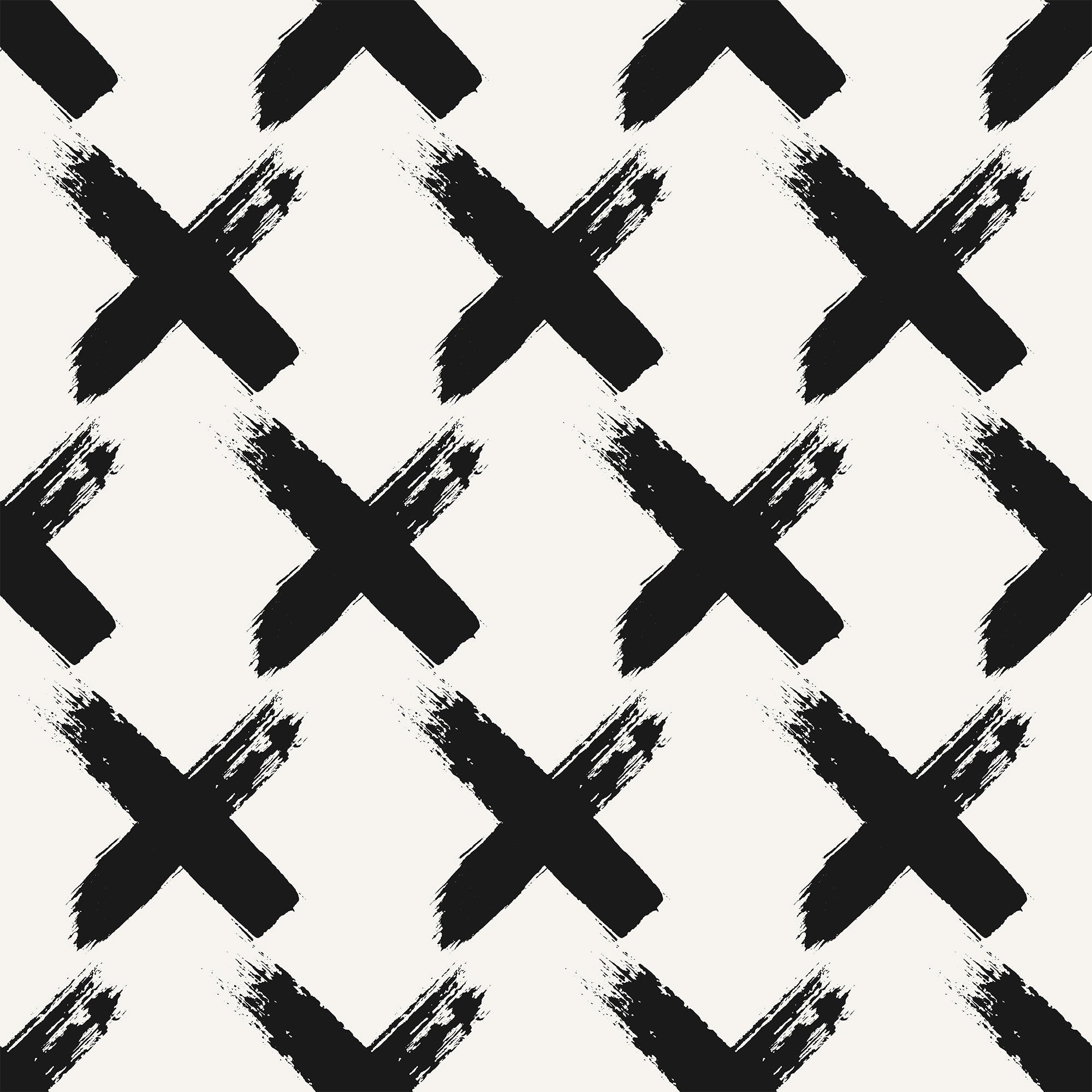 Black and White Kids Wallpaper Sample - Gray & Neutral Tones 003 | Nursery, Bedroom & Playroom Decor