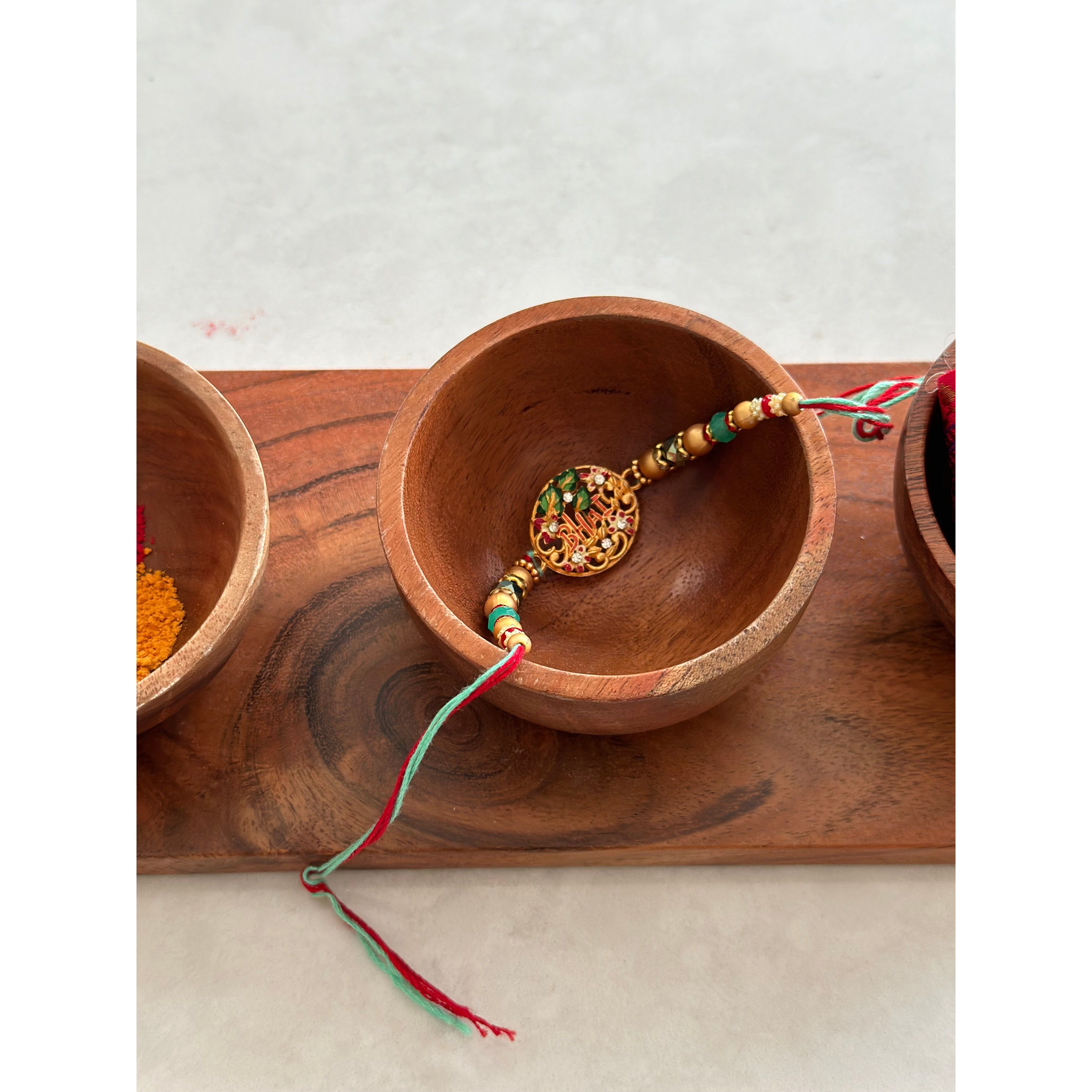 Bhai Rakhi - Traditional Indian Rakhi for Brother - Celebrate Raksha Bandhan with Love & Protection