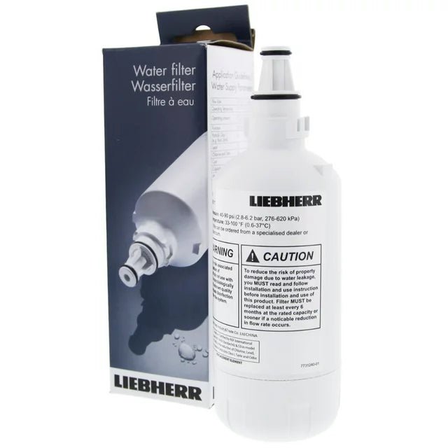 Liebherr 7440000 Refrigerator Water Filter Replacement - 744000200 White Cartridge for Clean Drinking Water | Compatible with Liebherr Refrigerators | Kitchen & Home Use