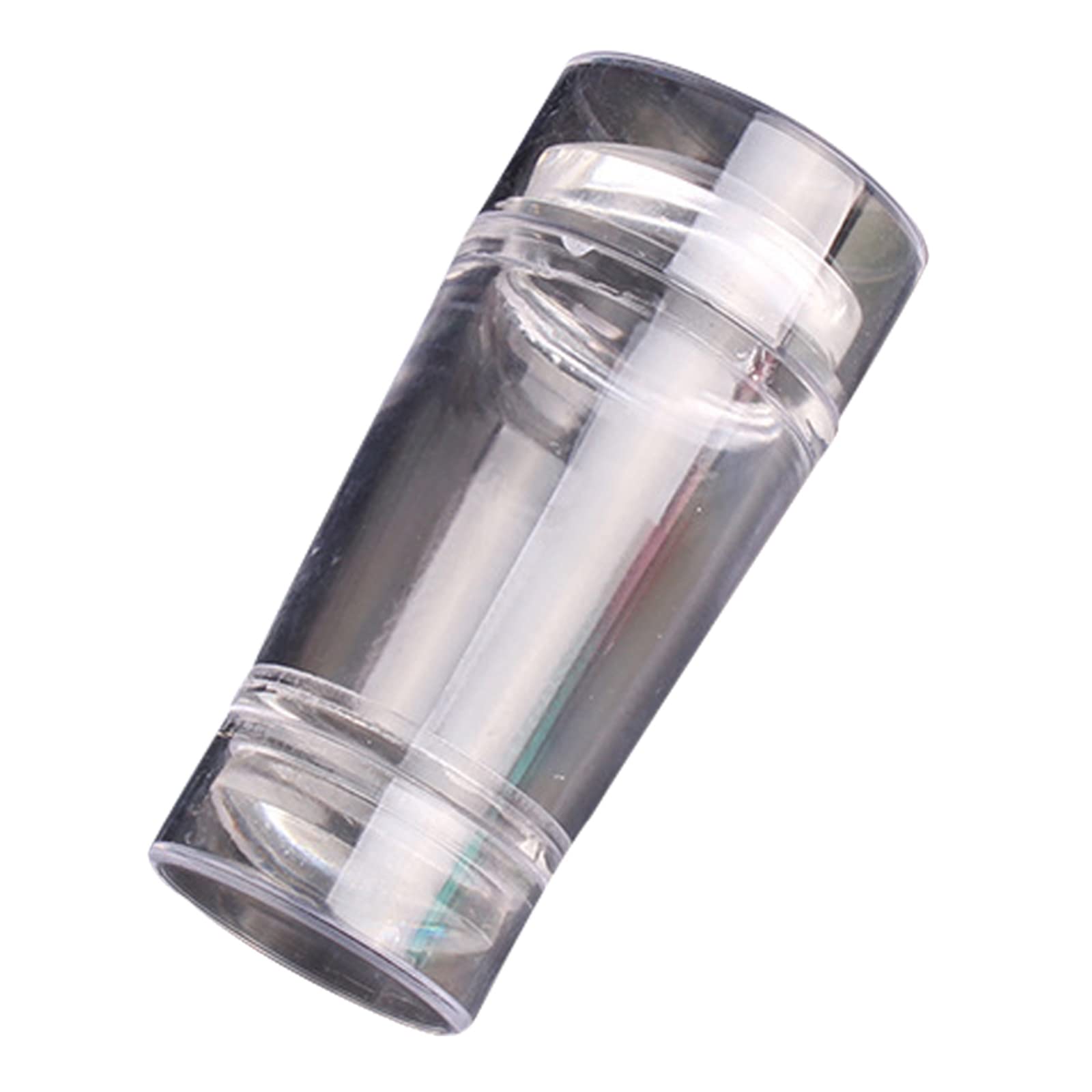 Clear Silicone Nail Stamper - Transparent French Tip Nail Art Stamping Tool Kit for Manicure | Perfect for DIY Nail Design, Salon Use & Professional French Manicures