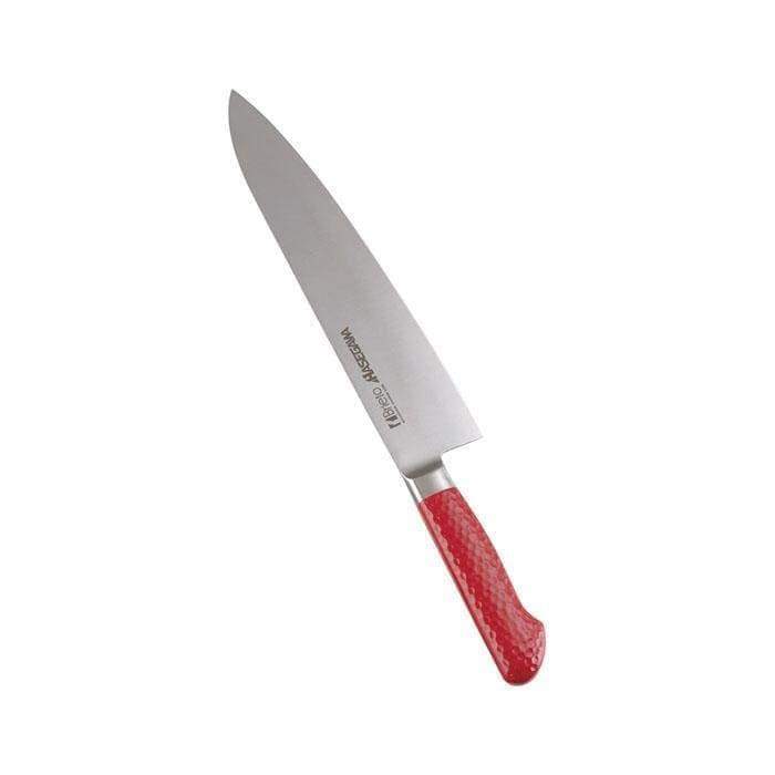 Premium Hasegawa Stainless Steel Gyuto Chef Knife - 8 Inch Japanese Kitchen Knife with Antibacterial Coating | Professional Cooking, Sushi Making, Meat & Vegetable Cutting
