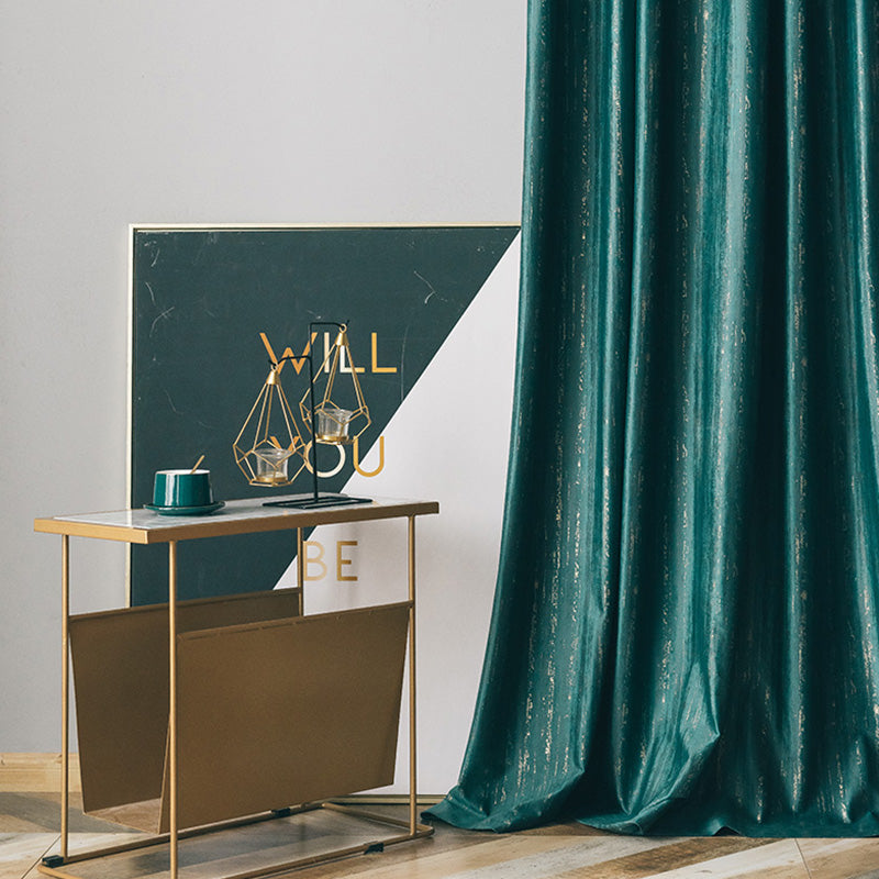 Bryn Velvet Blackout Soundproof Custom Curtains - Thermal Insulated Window Drapes for Bedroom, Home Theater & Nursery (Black, Noise Reducing)