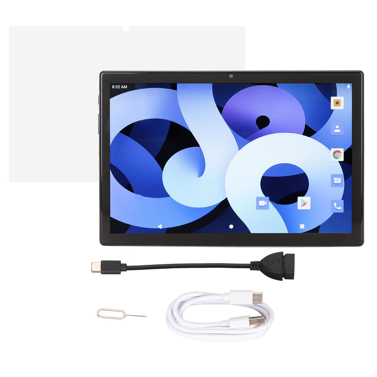 SHYEKYO 10.1 Inch Android 13 Tablet with 12GB RAM 512GB Storage - Dual SIM Card Slot, HD Display for Video Streaming & Work (Blue) - Perfect for Business, Entertainment & Online Learning