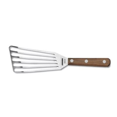 Victorinox Slotted Fish Turner with Wood Handle - Perfect for Grilling, Flipping Fish & Burgers - Stainless Steel Spatula for Outdoor BBQ & Kitchen Cooking