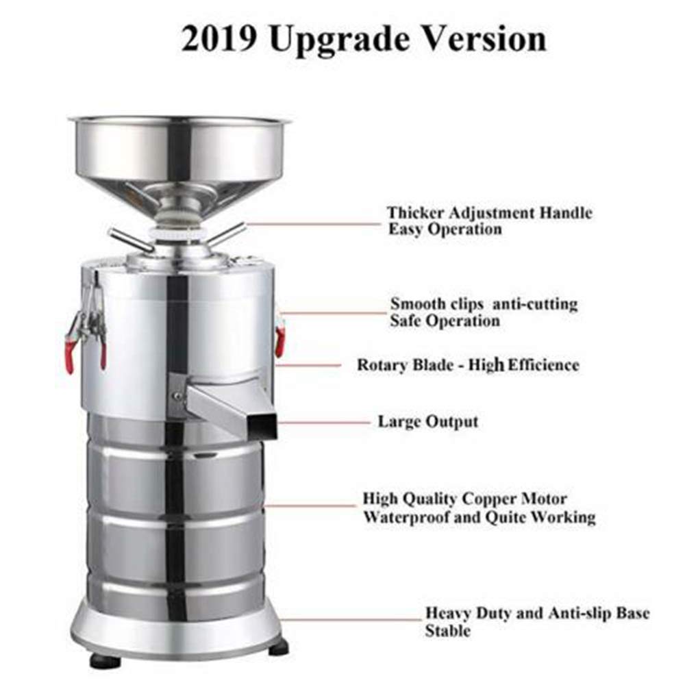 Commercial Electric Peanut Butter & Sesame Grinding Machine - 1100W, 220V, 15kg/h Capacity - Aluminum Alloy & Stainless Steel Construction - Perfect for Restaurants, Bakeries, and Food Processing Businesses