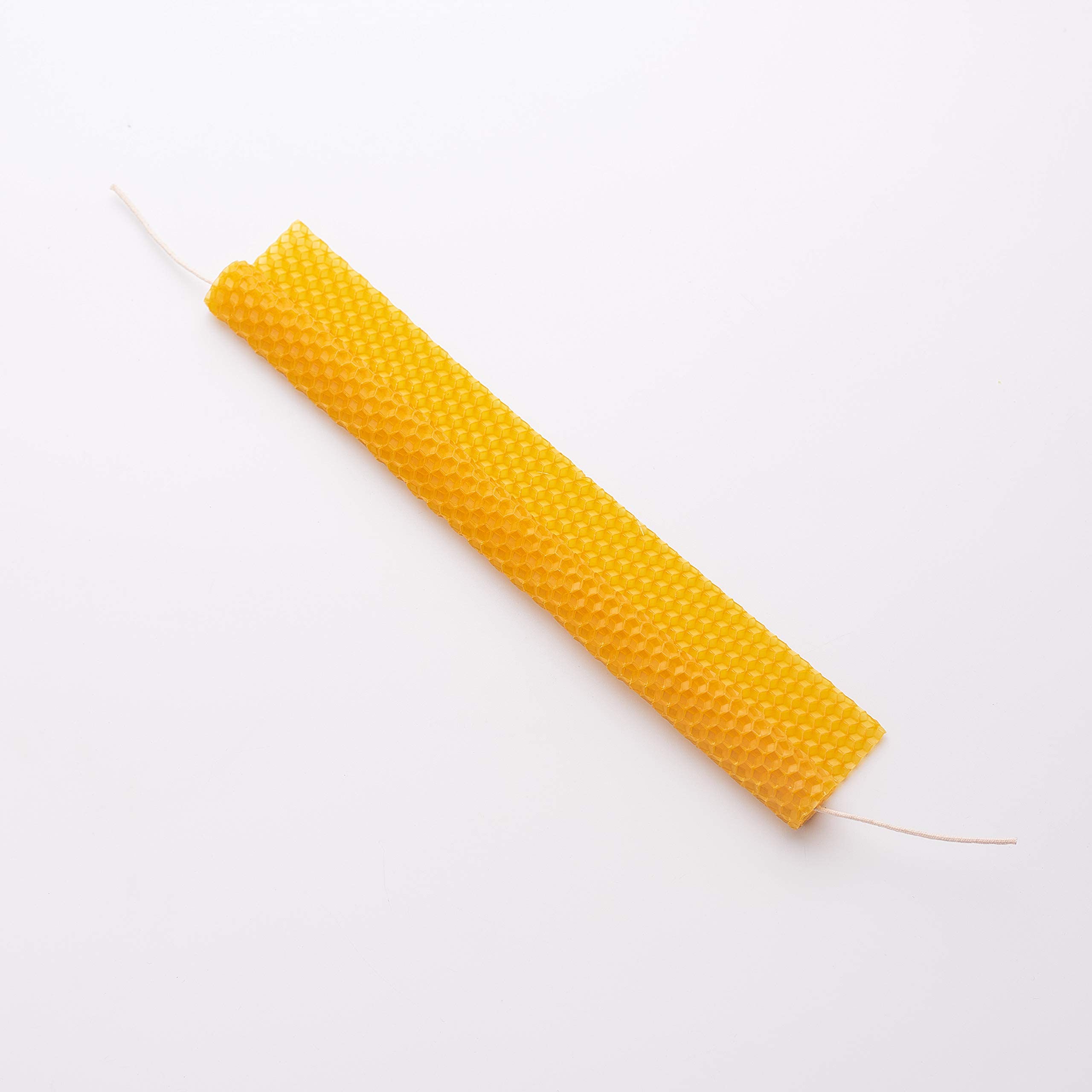 Premium Beeswax Candle Making Kit - DIY Natural Beeswax Candles with 18 Large Yellow Beeswax Sheets (10x5 Inches) for Home Decor, Gifts & Relaxation