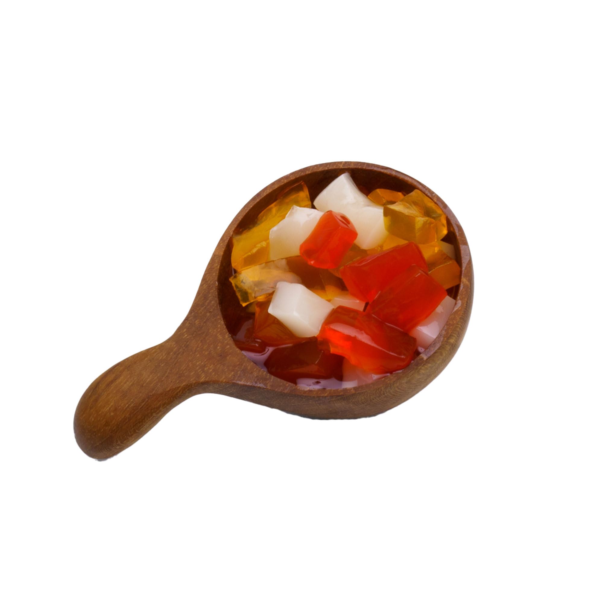 Rainbow Jelly Topping for Bubble Tea (3.8kg/8.4lbs Bulk) | Boba Milk Tea, Desserts & Smoothie Topping | Perfect for DIY Drinks, Shaved Ice & Yogurt Parfaits