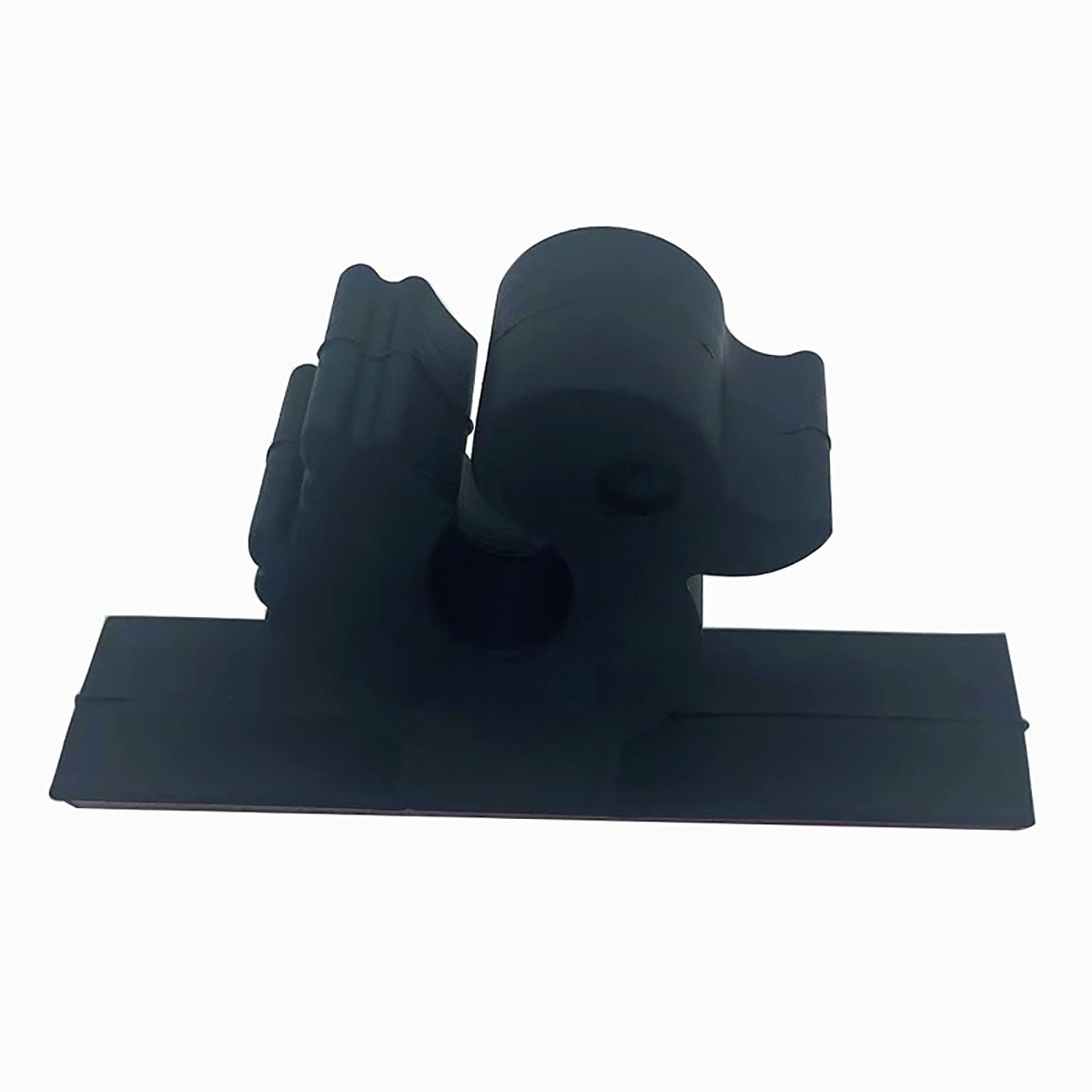 Self-Adhesive Silicone Cord Organizer Clip - Kitchen & Bathroom Cable Management (Black, 8X4X2.2CM) - Perfect for Organizing Chargers, Headphones & Appliance Cords