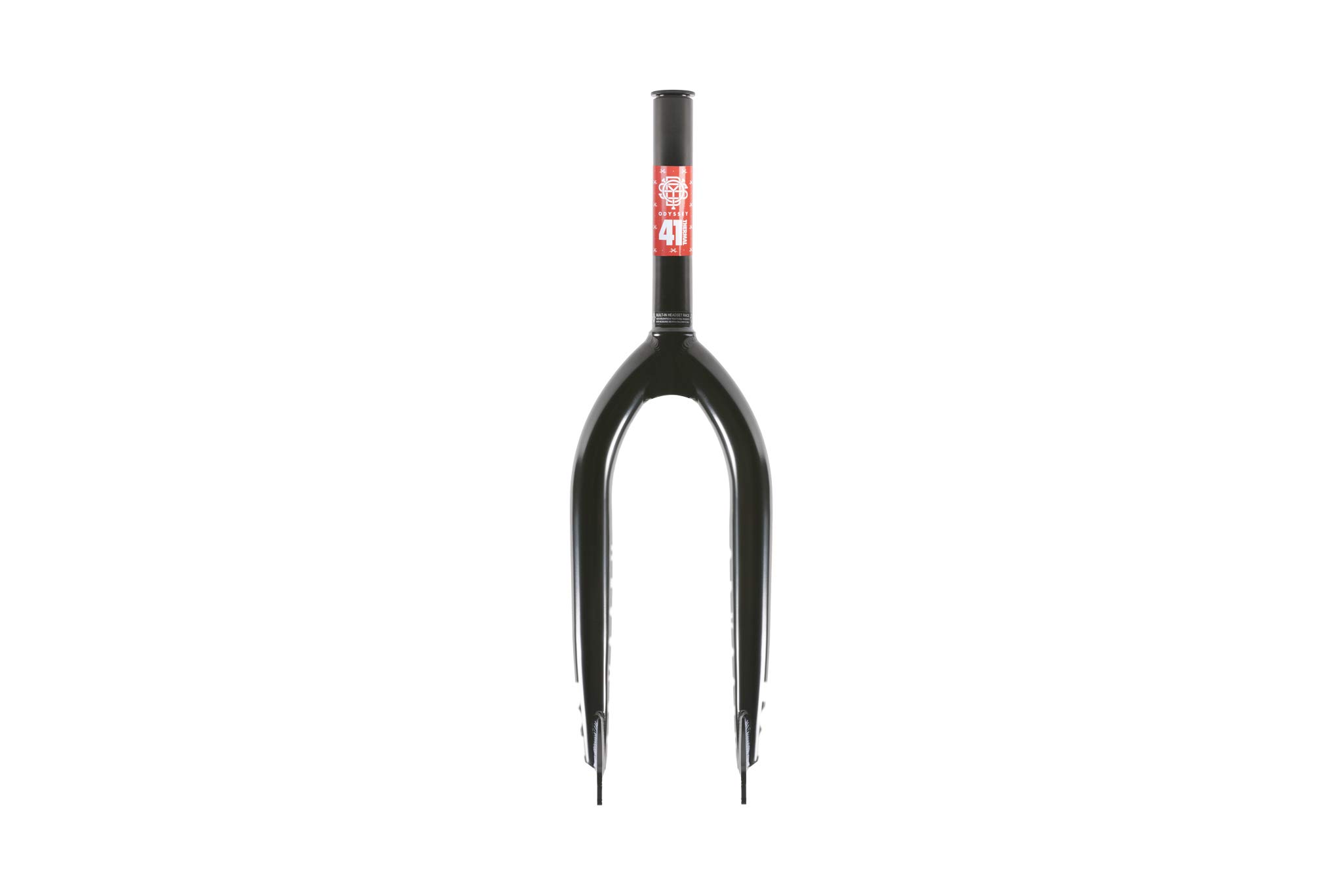 Odyssey R25 BMX Forks - Black | High-Strength Chromoly Steel | Ideal for Street, Park, and Dirt Jumping