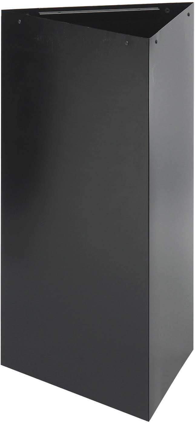 Trifecta® 34H 19 Gallon Black Recycling Trash Can Base [9552BL] - Perfect for Kitchen, Office & Garage Waste Management