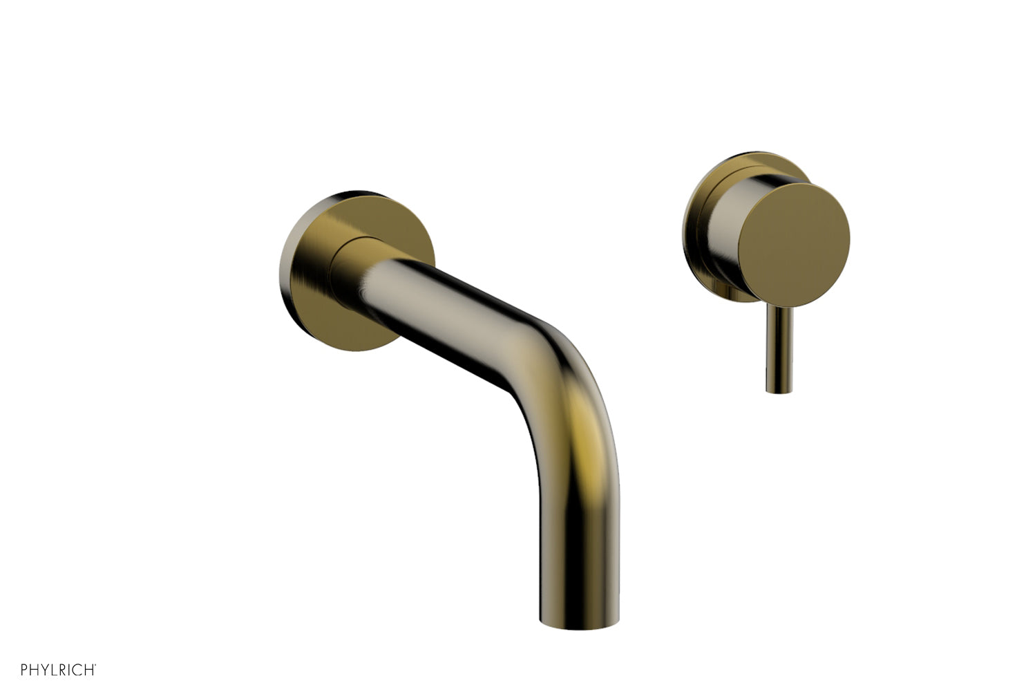 Basic II Single Handle Wall Mount Lavatory Faucet Set with Lever Handle - Model 230 15 - Perfect for Bathroom Sink, Powder Room, and Guest Bath Installation