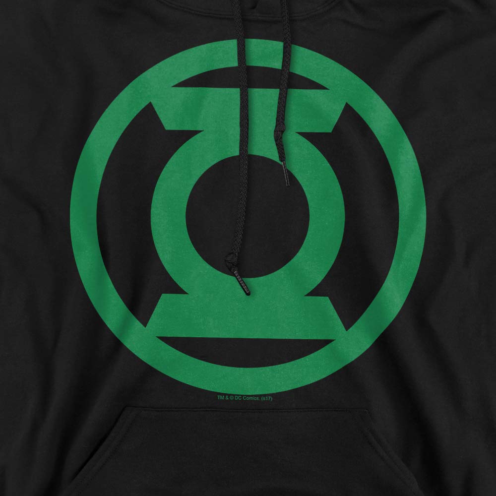 Trevco Green Lantern Emblem Unisex Hoodie for Men & Women - Soft Pullover Sweatshirt for Casual Wear & Superhero Fans