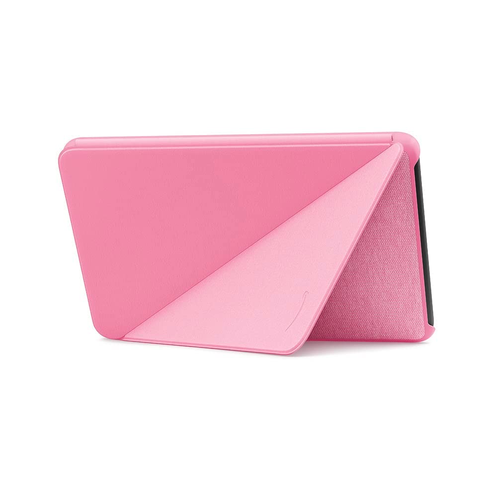 Amazon Fire 7 Tablet (16GB, Rose) with Fabric Cover & Screen Protector - Bundle for Reading, Streaming & Productivity | Includes Wild Rose Case & 2-Pack NuPro Clear Screen Protectors