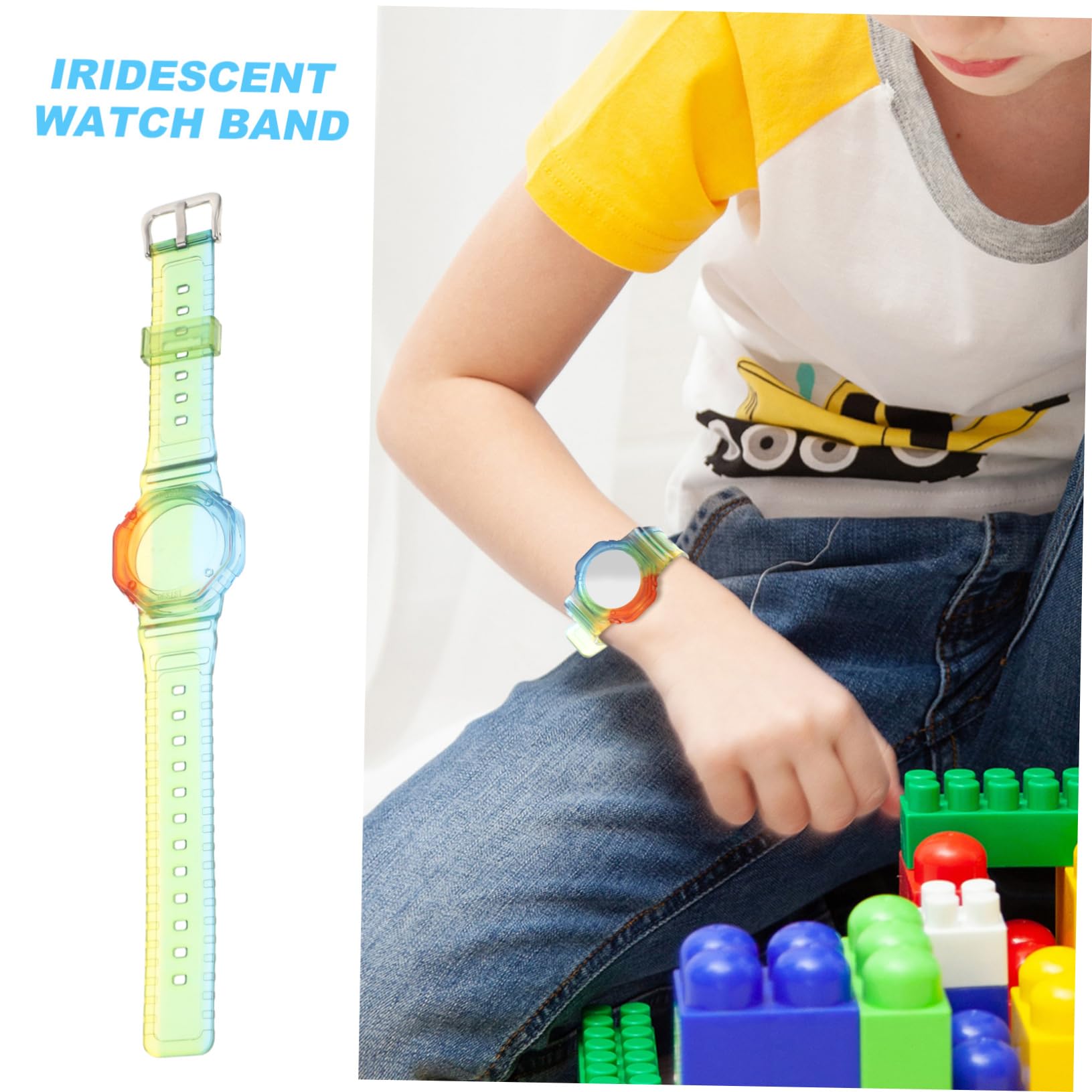 DOITOOL AirTag Wristband - Waterproof Anti-Lost Tracker Case for Apple AirTag, Compatible with Watch & Kid Bracelet, Durable Clear TPU Material (Perfect for Travel, Pets, Luggage & Key Tracking)