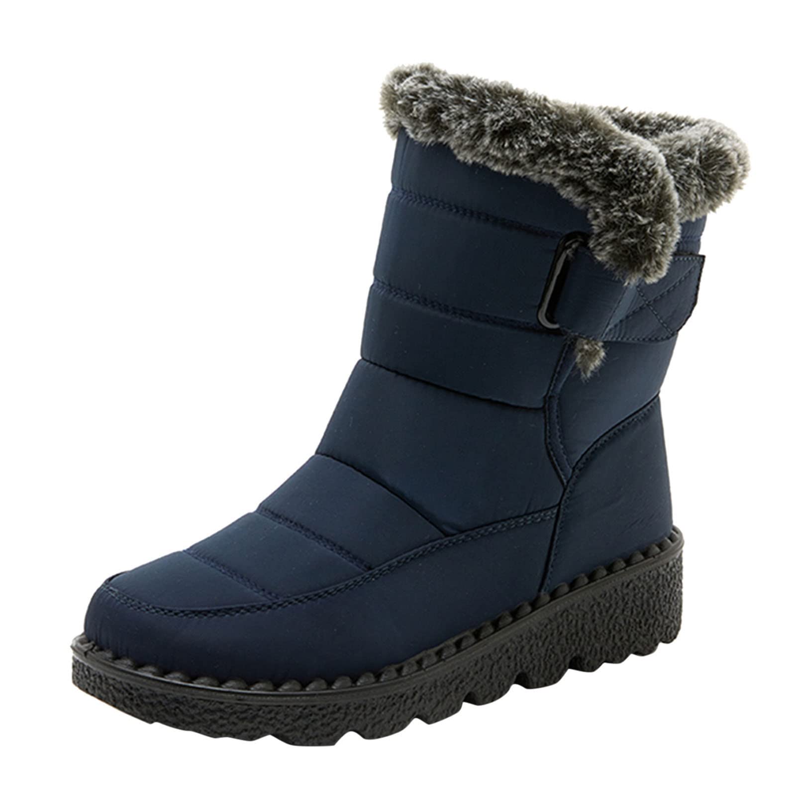 ZHOXINGB Women's Ankle Boots - Cute Black Booties with Zip Up, House Slippers, Trail Sneakers & Beach Boots for Wide Calf & Knee High - Perfect for Indoor Comfort, Outdoor Walking & Casual Fashion