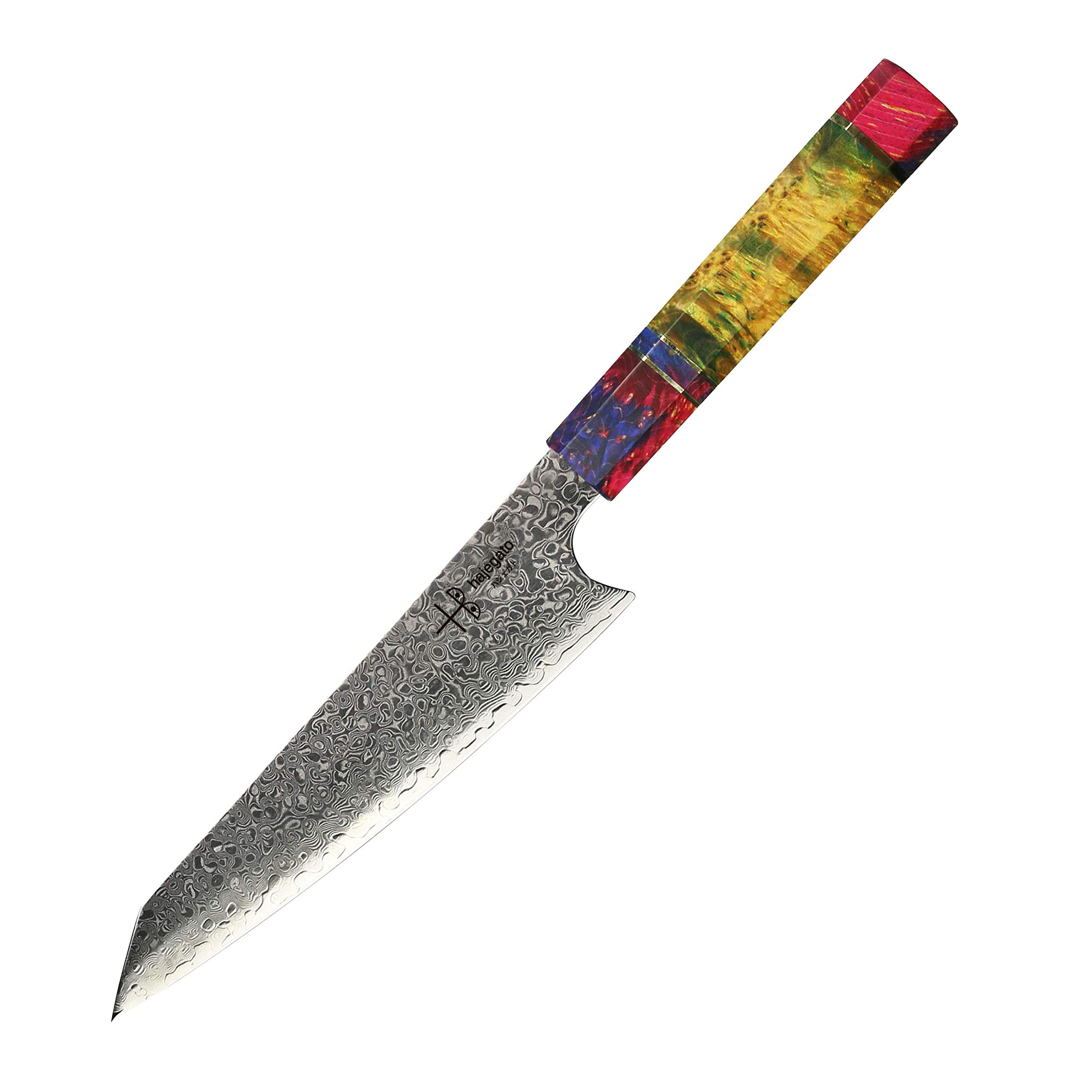 Premium 6 Inch Japanese Damascus Chef Knife - VG10 67-Layer Steel Blade with Unique Hajegato Handle & Sheath | Professional Kitchen Knife for Slicing, Dicing & Precision Cooking | Perfect Gift for Chefs & Cooking Enthusiasts