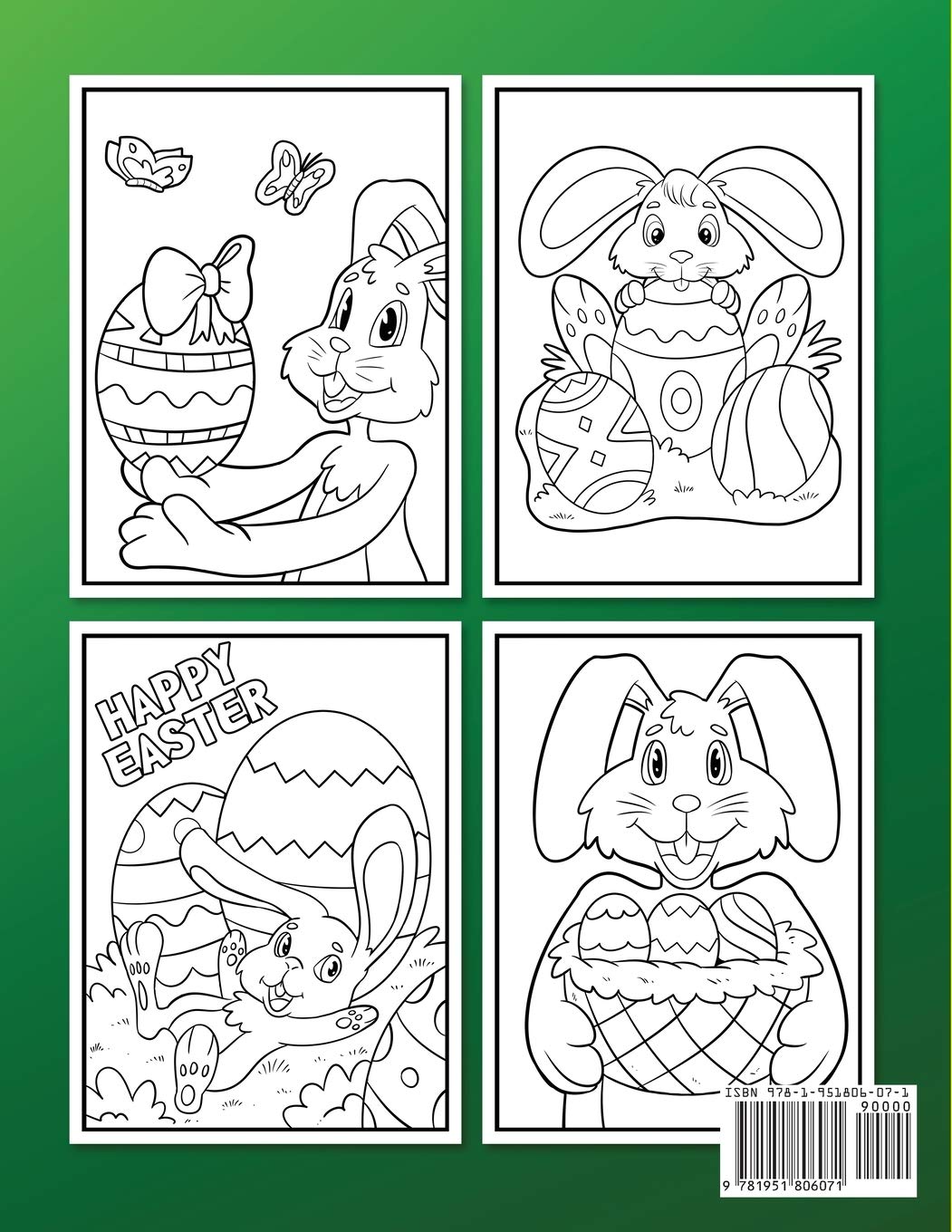Easter Coloring Book for Kids Ages 4-8 - Fun Easter Egg Hunt Activity Book with Cute Bunnies & Spring Designs - Perfect for Easter Gifts, Classroom Activities & Holiday Fun