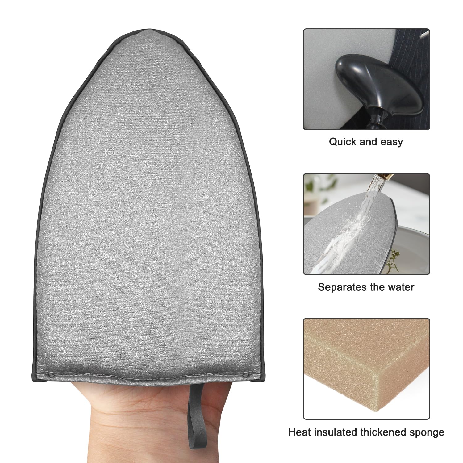 Heat Resistant Garment Steamer Gloves - Anti Steam Ironing Mitts for Clothes & Fabric Care | Protective Accessories for Professional Garment Steamers & Home Use | Perfect for Tailors, Dry Cleaners & DIY Clothing Care