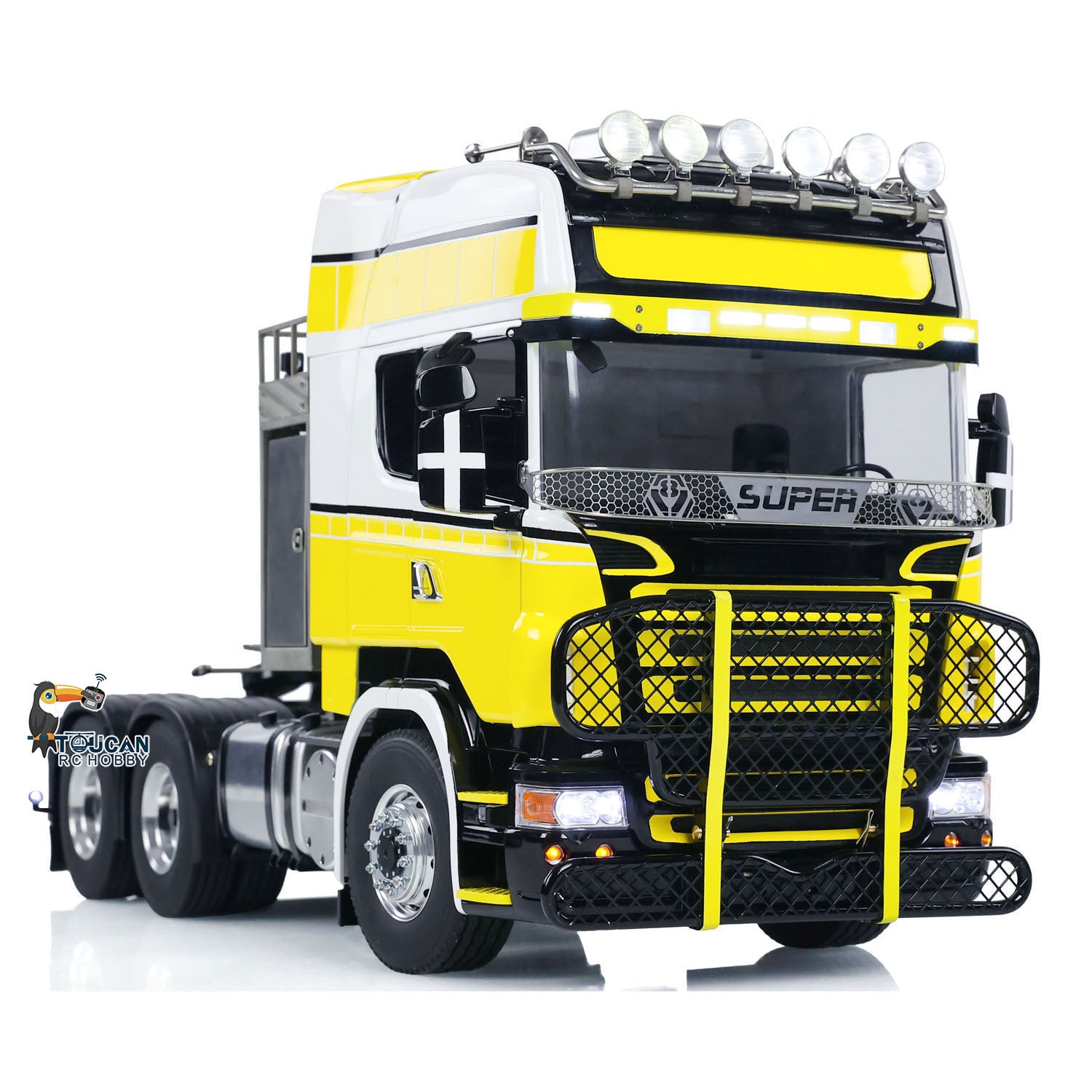 1/14 Scale 6x6 RC Tractor Truck - LESU Metal Chassis G 6181 Remote Control Car with RTR & PNP Options | Off-Road Crawler, Construction Site Toy, Hobby Grade Model for Adults & Kids