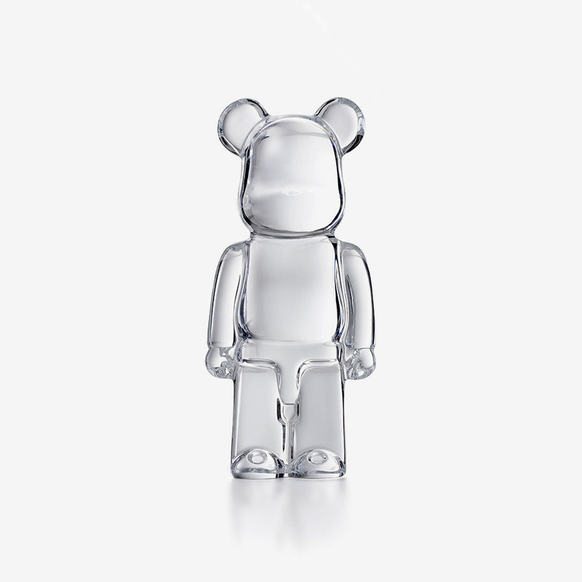 Baccarat Crystal Bearbrick Standing 140% - Luxury Collectible Figurine for Home Decor & Display