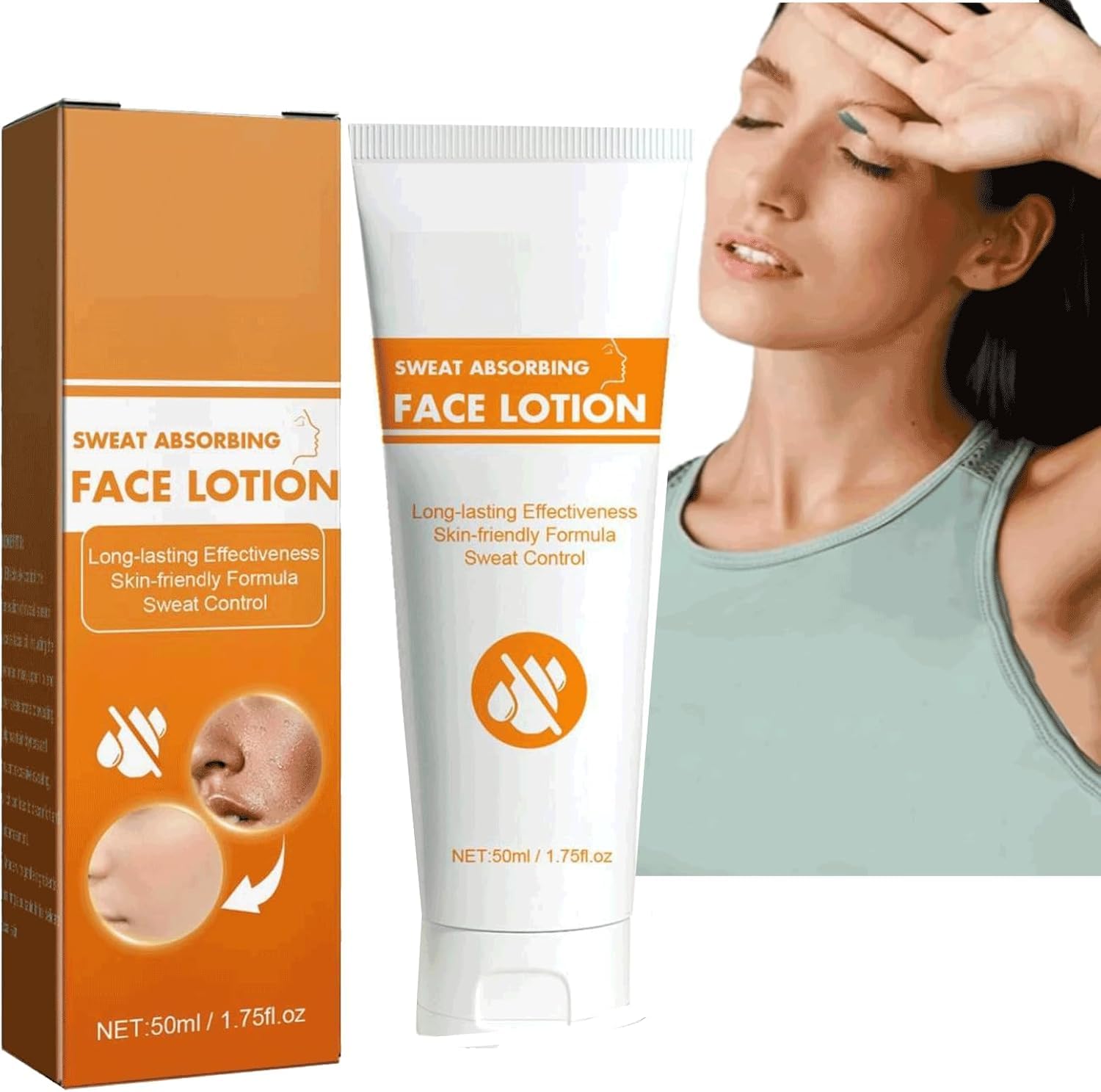 Carpe Anti Perspirant Face Cream for Oily Skin - 50ml Oil Control & Sweat Reduction Lotion - Ideal for Daily Use, Gym & Outdoor Activities