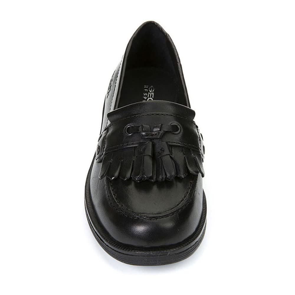 Geox Girls' Comfortable Leather Moccasin Shoes - Soft Sole Slip-On Loafers for School & Play | Perfect for Everyday Wear & Casual Outings