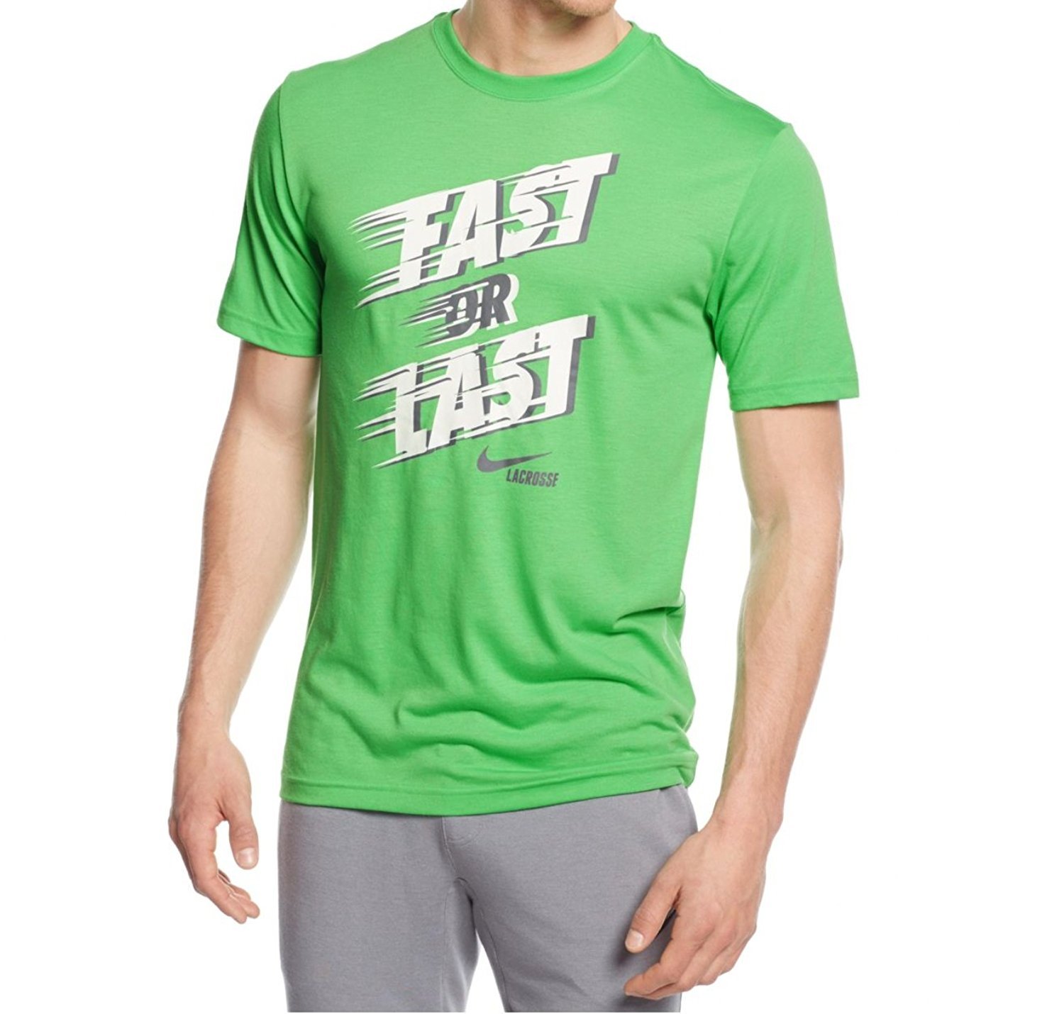 Nike Men's Dri-FIT Lacrosse Performance Shirt - Moisture-Wicking & Breathable for Sports & Training