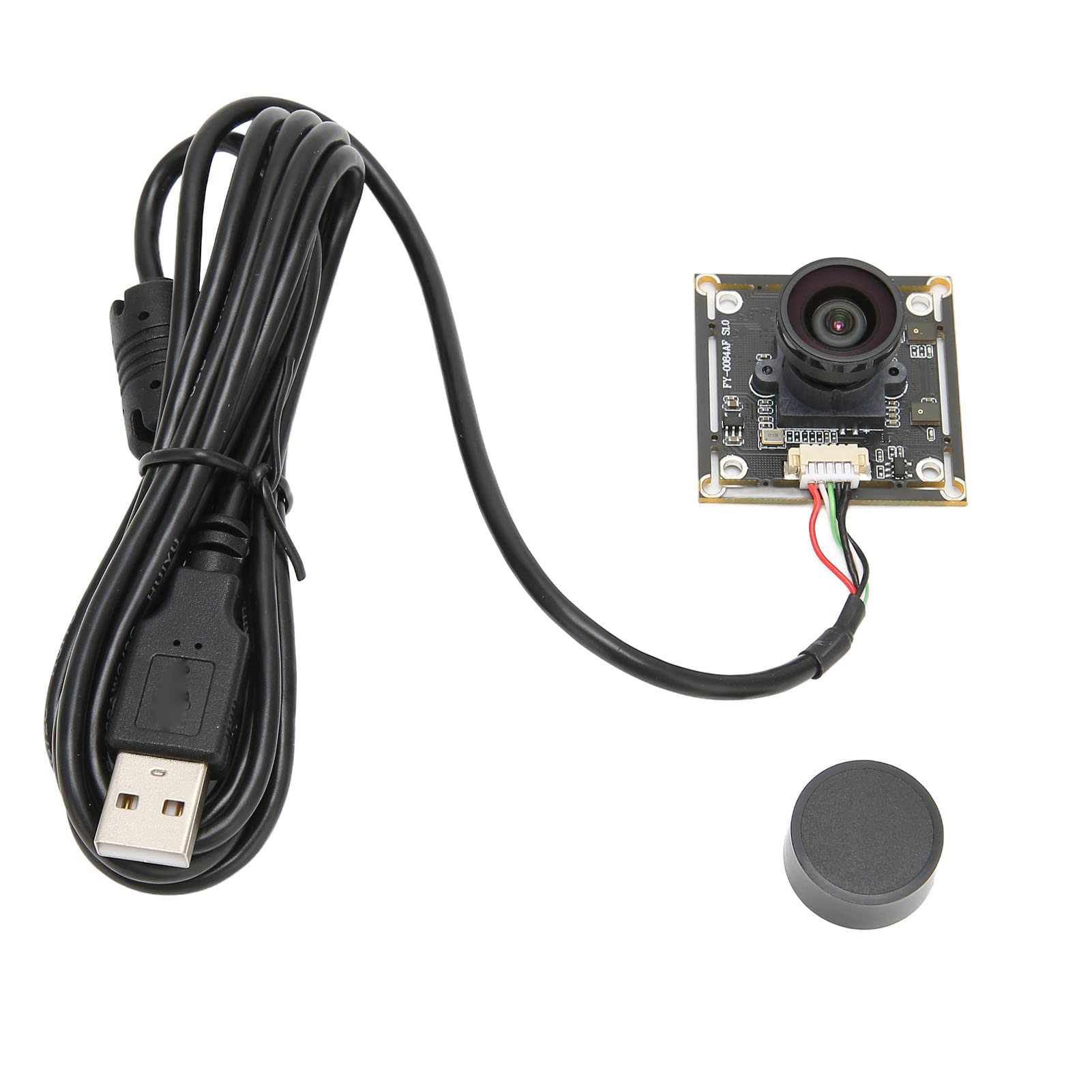 8MP 4K HD Wide Angle USB Webcam Module with Free Replacement Lens - Plug & Play - Perfect for Video Conferencing, Live Streaming & Security Monitoring