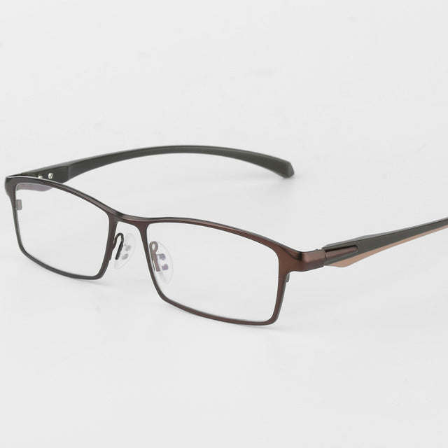 Bclear Men's Titanium Alloy Eyeglasses - Lightweight Flexible Frames with IP Electroplating, Full Rim & Half Rim Options for Work, Reading & Daily Wear