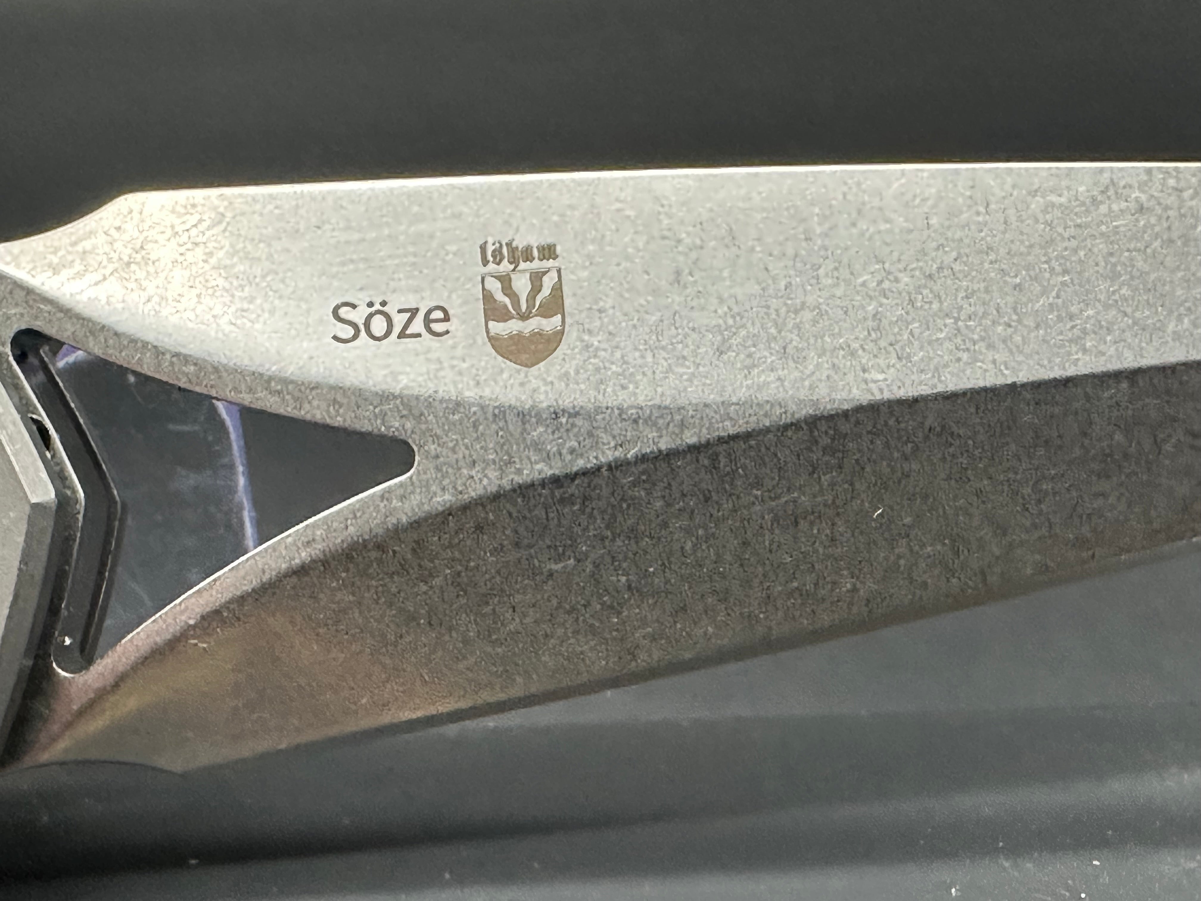 Kizer Soze Grey Titanium Frame & Bolster Folding Knife with Carbon Fiber Handle - S35VN Dagger Satin Blade - EDC, Outdoor, Camping, Survival, Tactical Gear