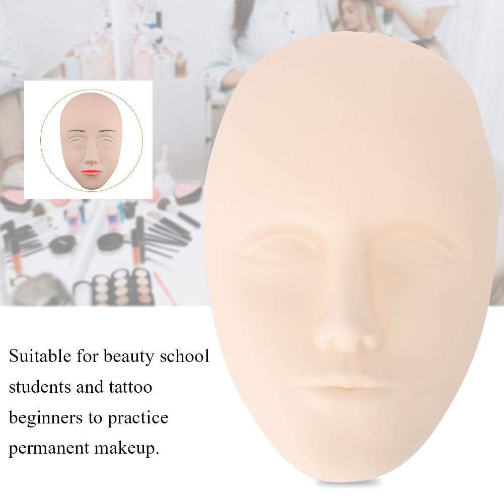 Professional Mannequin Head for Eyelash & Eyebrow Training - Realistic Practice Model for Makeup & Lash Extension Kits (#02) - Perfect for Beauty School Students & Salon Professionals