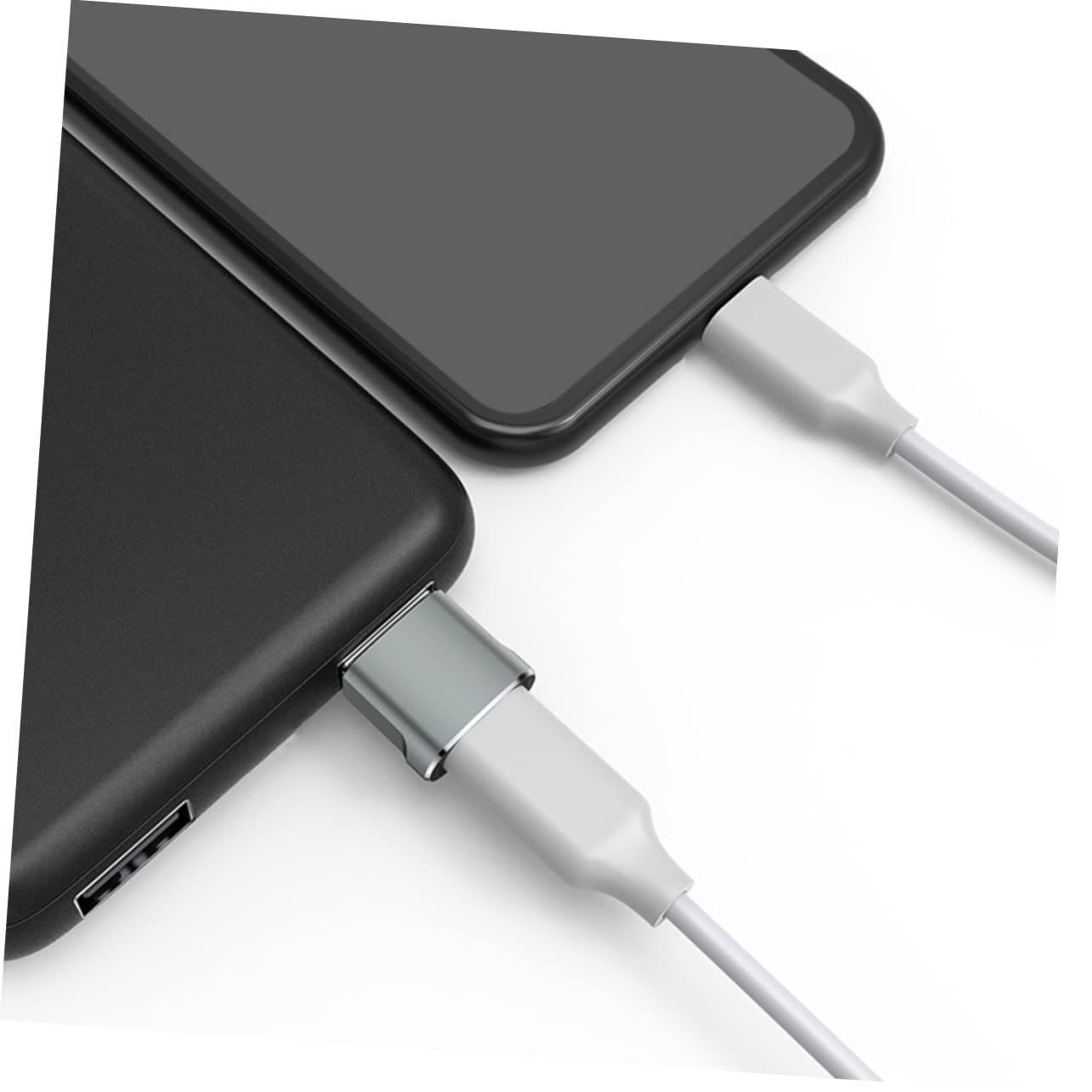 4-Pack USB Type C to USB Adapter, USB-C Female to USB Male Converter - Aluminum Alloy Data Transfer Cable for Smartphones, Laptops & Tablets - Perfect for Charging, Syncing & File Transfer