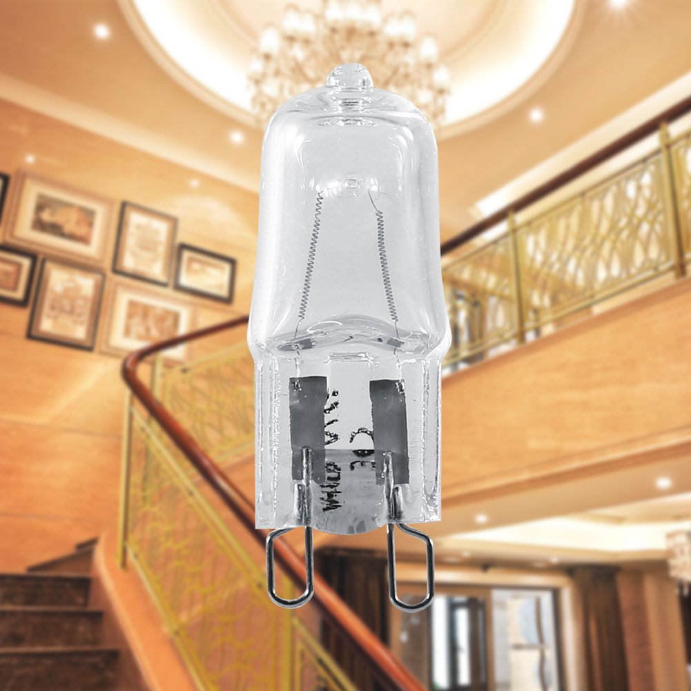 G9 LED Bulbs 40W Soft White Light (10-Pack) - 120V Energy Efficient Halogen Replacement Bulbs for Home Lighting, Warm White Bright Light - Perfect for Chandeliers, Lamps & Decorative Fixtures